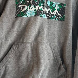 Diamond Supply Co Gray Hoodie